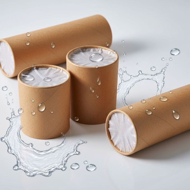 紙罐防潮和防水差別展示材質比較，怎麼選擇適合的客製化紙罐完整說明。