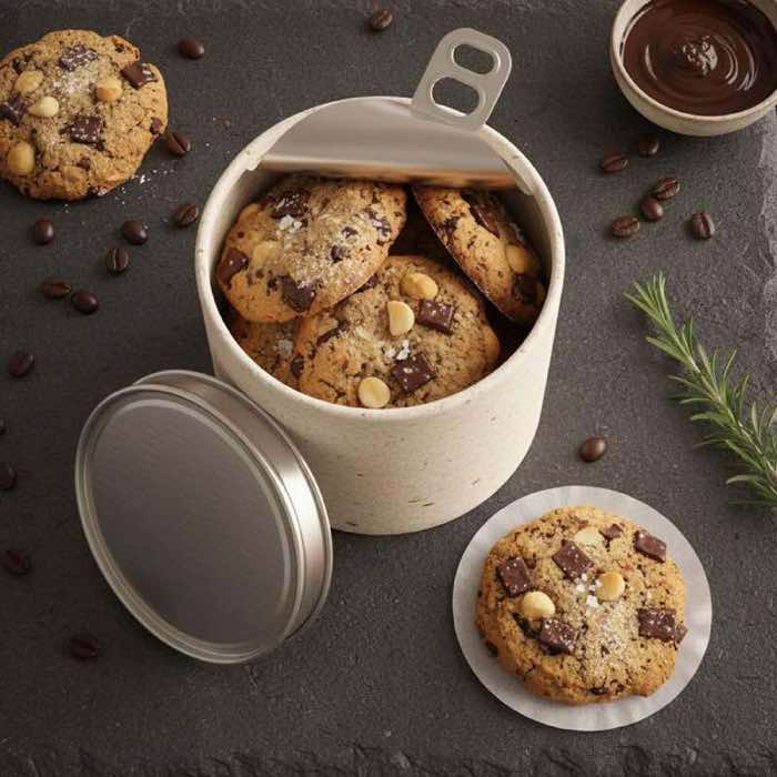 精品食品紙罐包裝展示堅果果乾手工餅乾，品牌升級策略客製化紙罐指南。