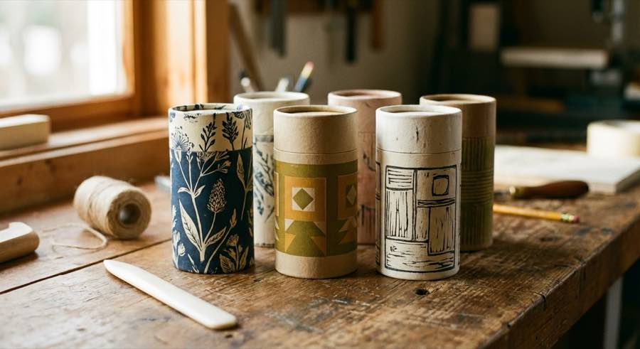 紙罐少量客製化生產展示小品牌包裝，少量客製紙罐完整生產指南方案。