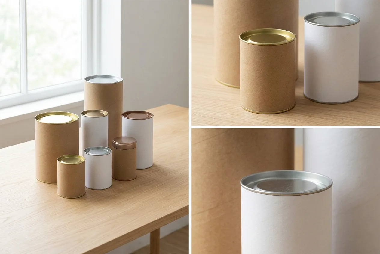 紙管包裝完整指南，食品保健品茶葉適用的紙管規格選擇與訂製說明。